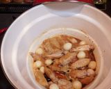 鶏手羽中とうずら卵の照り照り煮♡作り方3写真