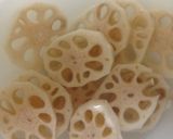 レンコンのマヨめんたい焼き作り方1写真