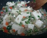 野菜たっぷり塩豆腐丼作り方8写真
