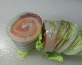 あっさり美味しい白菜と豚肉の年輪巻き作り方3写真