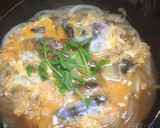 さんまの蒲焼缶の卵とじ作り方5写真