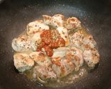 鶏のピザソース粒マ炒め作り方4写真