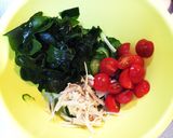 ミニトマト入り！きゅうりとワカメの酢の物作り方4写真
