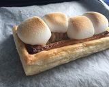 チョコバナナパイ♡こんがりマシュマロ作り方5写真