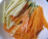 野菜たっぷり添え生姜焼き作り方1写真