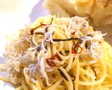 激ウマ！スキレットdeしらすのアヒージョ作り方5写真