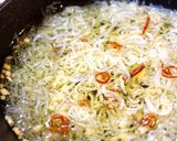 アヒージョdeしらす塩昆布ペペロンチーノ作り方1写真