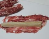 れんこんの肉巻きスティックフライ作り方1写真