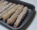 れんこんの肉巻きスティックフライ作り方2写真