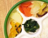 簡単！幼児食 色とりどりの温野菜作り方4写真