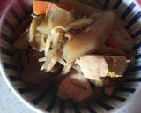 雑煮風蕎麦の納豆かけ作り方2写真