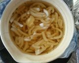 簡単♡うどんスープdeカニタマうどん♪作り方2写真