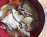 にんにく農家が作る★味噌風せんべい汁作り方7写真