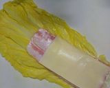 冷凍で簡単調理♪ロール白菜チーズベーコン作り方5写真