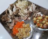 茸と銀杏の炊込みご飯作り方1写真