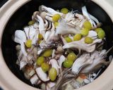 茸と銀杏の炊込みご飯作り方4写真