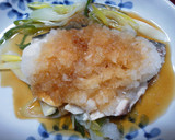 ぶりの大根おろし蒸し作り方5写真