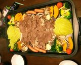 ホットプレートで六甲牛の蒸ししゃぶ作り方3写真
