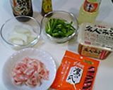 豚肉とピーマンの甘辛みそ炒め作り方1写真