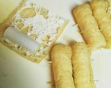 簡単☆長ねぎの油揚げ巻~めんつゆ豆板醤~作り方2写真