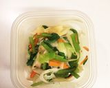 ☆レンジで簡単☆胡麻香る中華風白和え作り方6写真