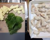 簡単♪鶏ささみ•青じそ•チーズの春巻き♪作り方2写真