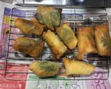 簡単♪鶏ささみ•青じそ•チーズの春巻き♪作り方6写真