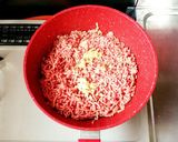 作り置き◆合挽き肉とシメジの肉味噌作り方3写真