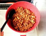 作り置き◆合挽き肉とシメジの肉味噌作り方5写真
