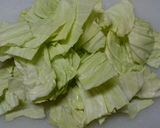しめじ&キャベツ&ちくわの味噌マヨ炒め作り方3写真