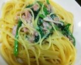 万能！ベーコンとほうれん草のチーズソース作り方8写真