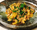 〜豚肉とじゃがいも蓮根のオイスター炒め〜作り方5写真