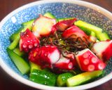 たこときゅうりの塩昆布和え作り方3写真