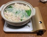 もつ幸の酢醤油で食べる！もつ鍋風豚バラ鍋作り方5写真