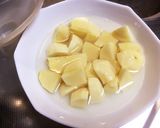 レンジで簡単★粉吹き芋のキムチ和え作り方2写真