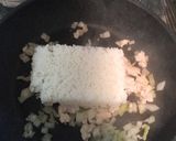【1人分】ひき肉でチキンライス作り方2写真