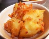 レンジで簡単★粉吹き芋のキムチ和え作り方6写真