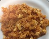 【1人分】ひき肉でチキンライス作り方5写真