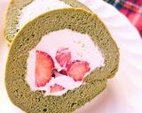 糖質制限◆大豆粉で抹茶ロールケーキ作り方4写真