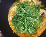 ささっと！簡単！水菜の卵とじ^ ^作り方4写真