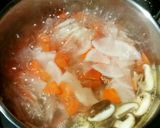 柔らか〜い☆具沢山 秋刀魚のつみれ汁♡作り方4写真