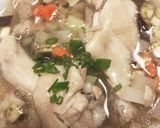 受験生応援！手羽元と押し麦の生姜スープ作り方5写真
