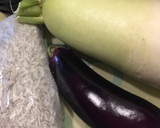 じゃこと茄子・大根おろしの蕎麦　さっぱり作り方1写真