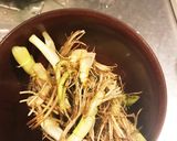 せりラブ♪せりの豚肉巻き・すき焼き風作り方3写真