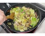 焼豚とキャベツのマヨポン炒め★動画あり★作り方17写真