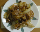 うなぎのたれで、豚肉とたまねぎの炒め物　作り方6写真