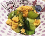 チンゲン菜とふんゎ〜り卵の中華風炒め♡作り方4写真
