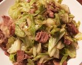 豚肉とキャベツのアンチョビ炒め作り方4写真