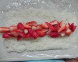 材料4つで簡単★恵方巻き風いちごおはぎ作り方3写真