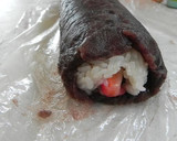 材料4つで簡単★恵方巻き風いちごおはぎ作り方6写真